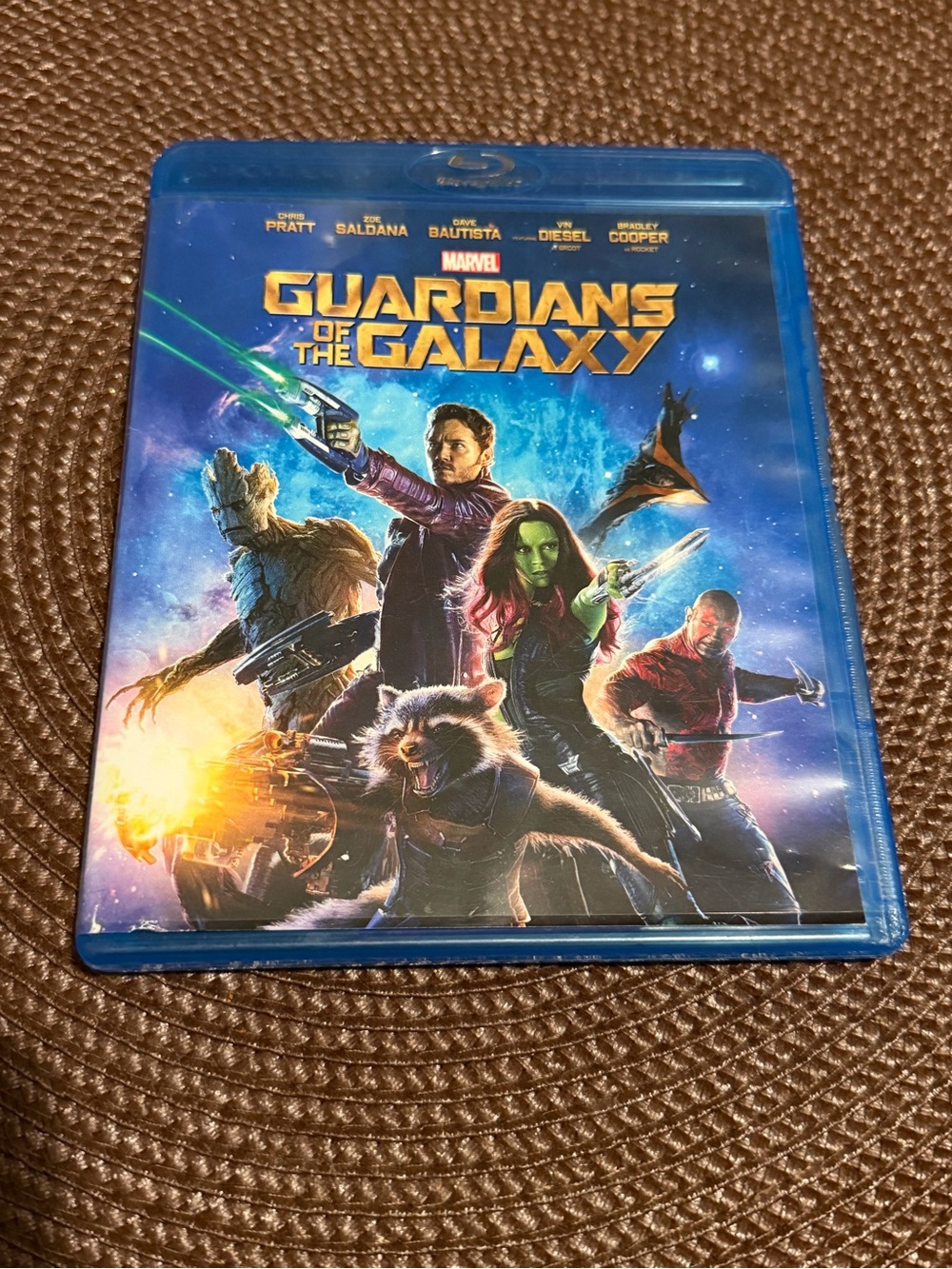 Marvel Guardians of the Galaxy Blu-ray — Blue and Gold Cover